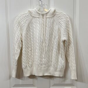 J. Crew Cable Knit Sweater - Off White